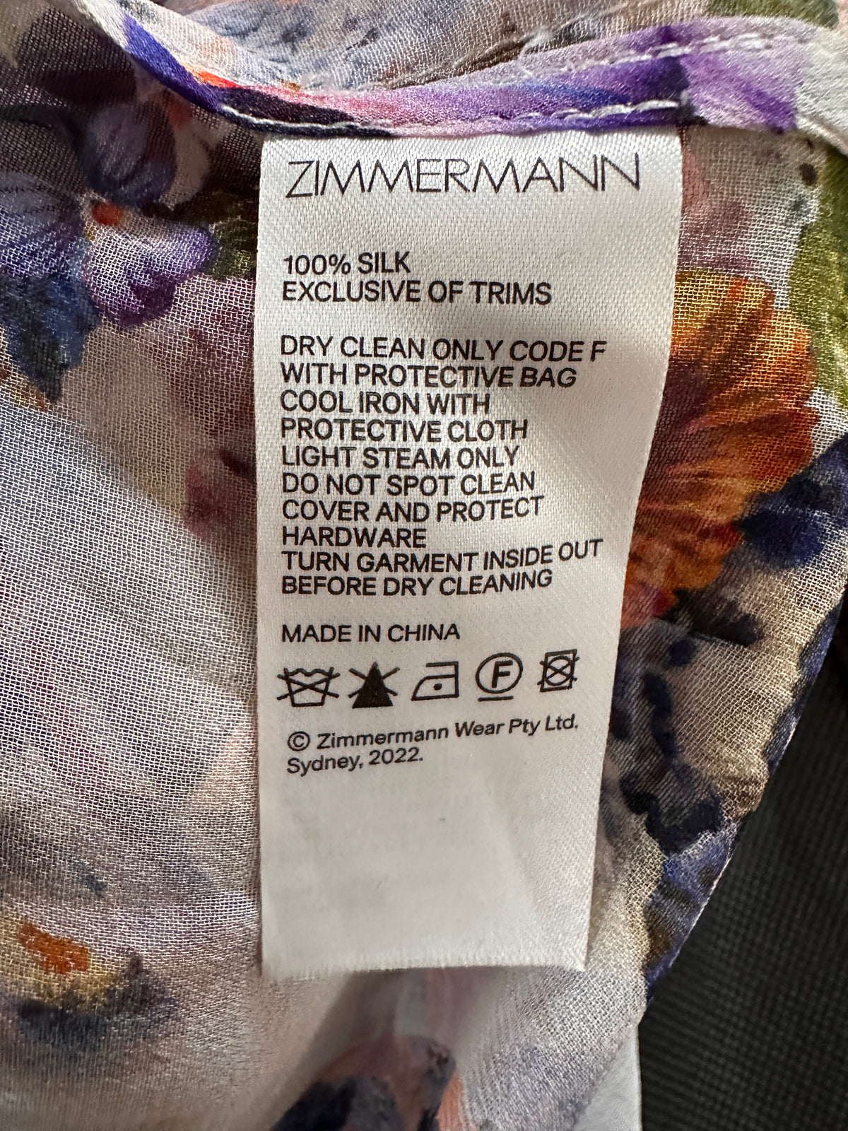 Zimmermann Tama Button Maxi Dress Size 3