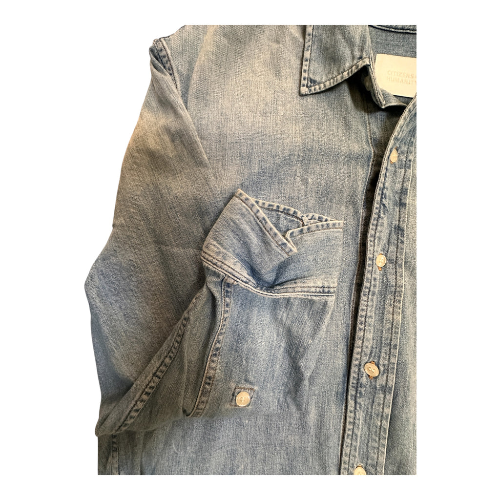 Citizens of Humanity Oversized Kayla Denim Shirt Size S