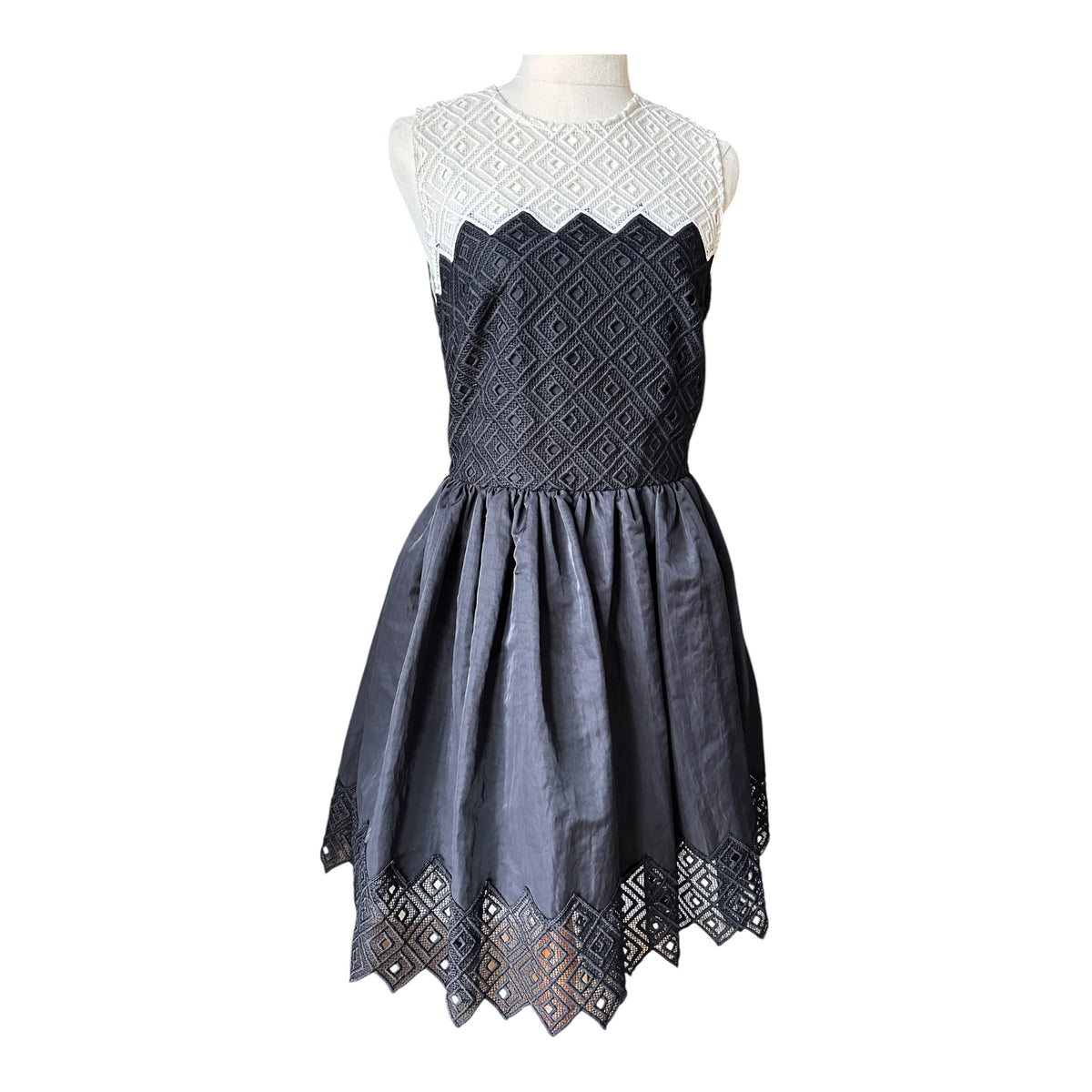 Sandro Lace Detail Dress Size 8-10