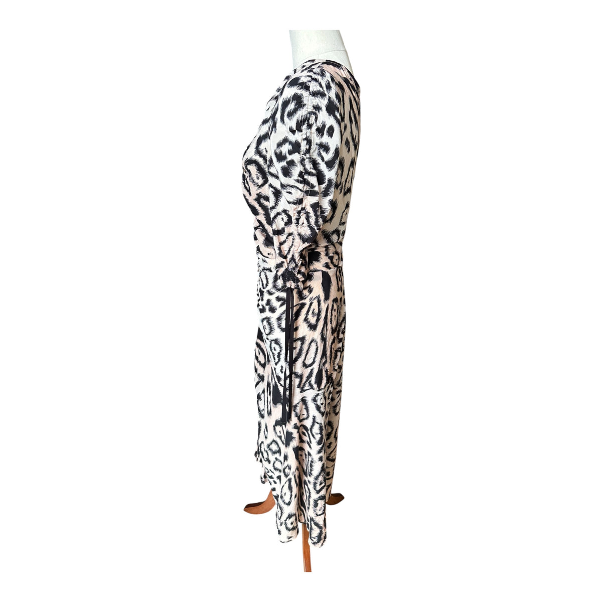 Alice McCall Animale Rouche Detail Dress Size 10