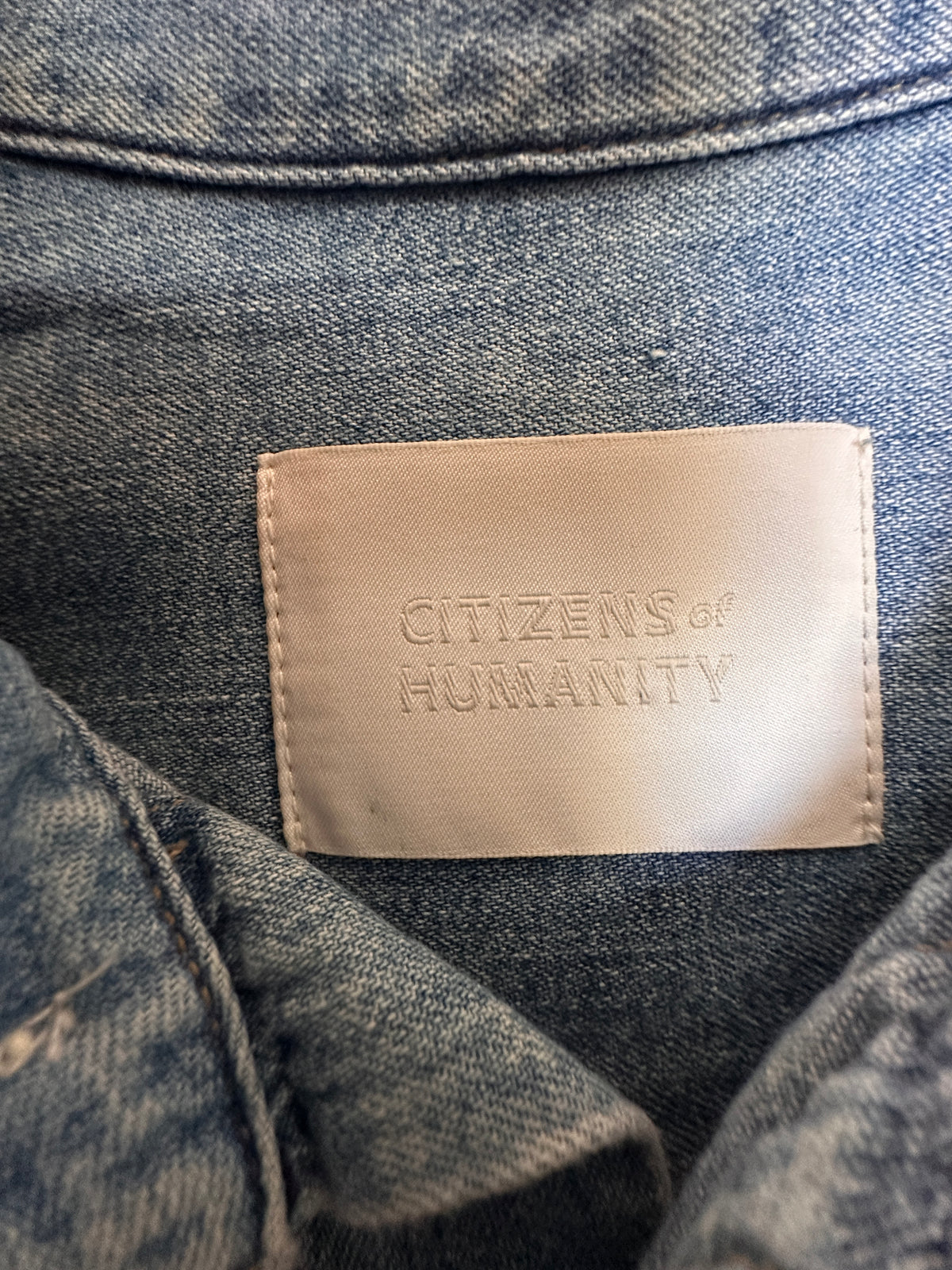 Citizens of Humanity Oversized Kayla Denim Shirt Size S