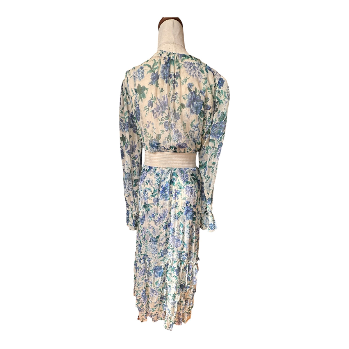 Zimmermann Moncur Chevron Frill Dress Size 2