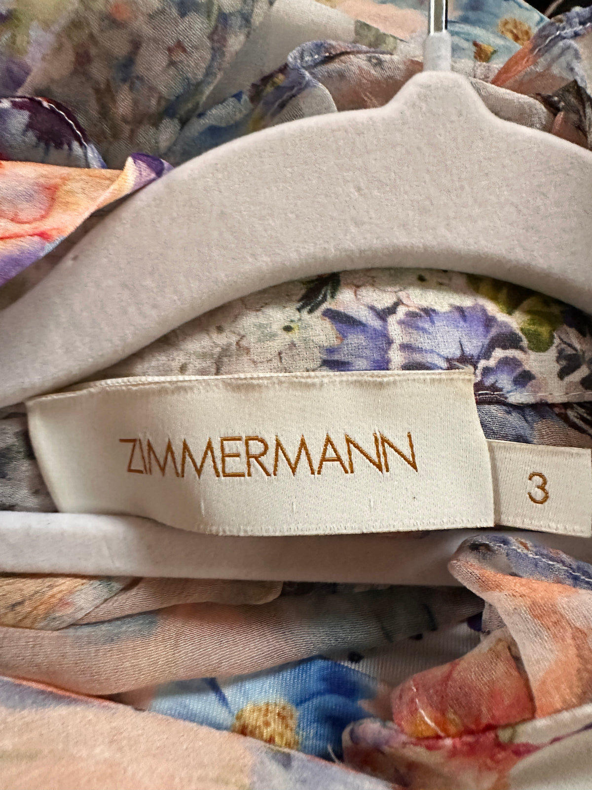 Zimmermann Tama Button Maxi Dress Size 3