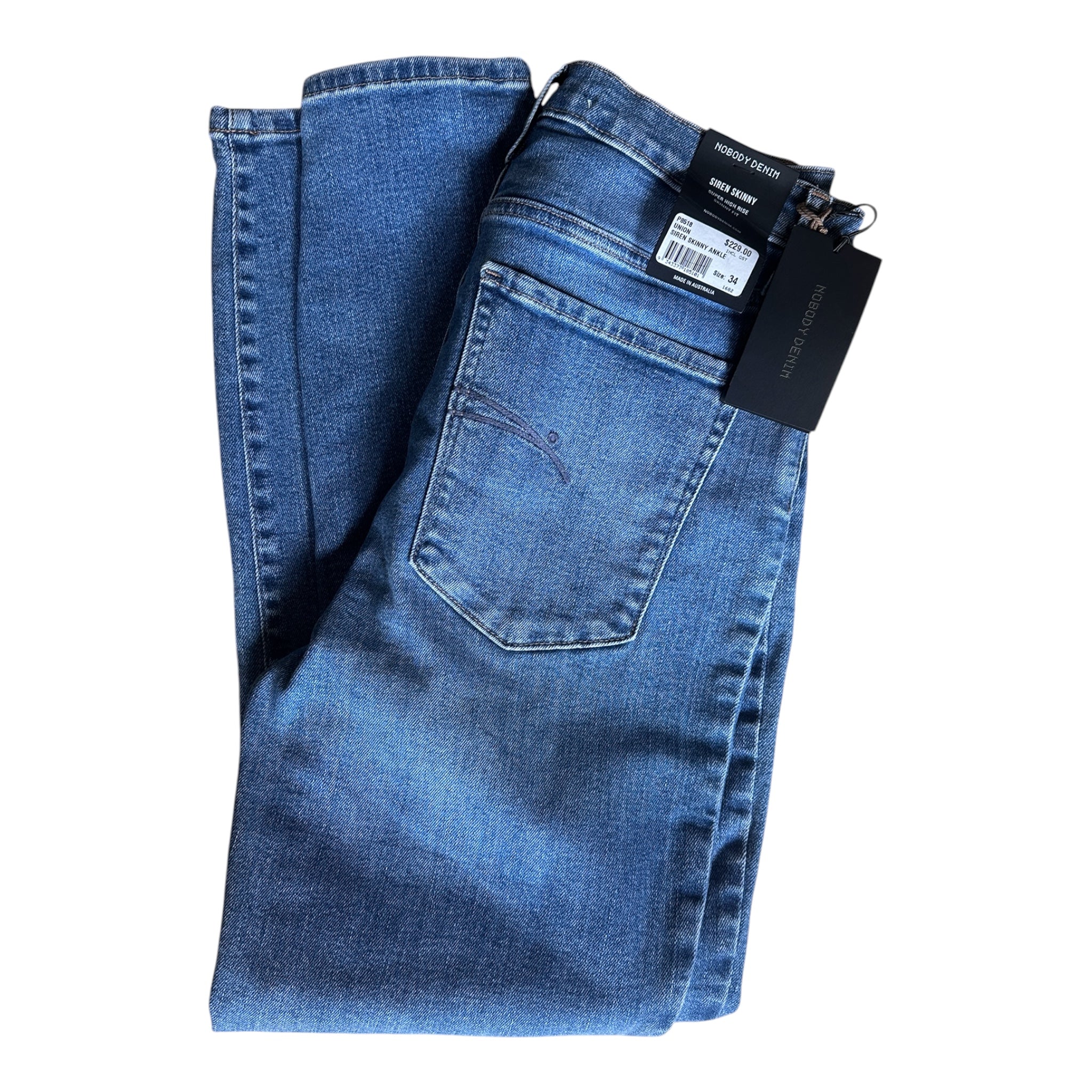 Nobody Denim Rudi Straight Jeans Size 29 BNWT RRP: $249.00