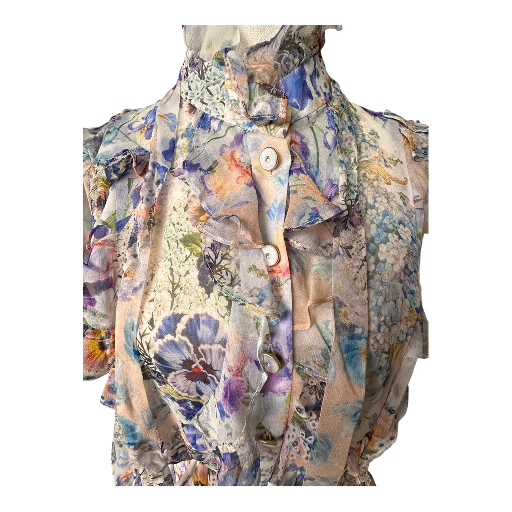 Zimmermann Tama Button Maxi Dress Size 3