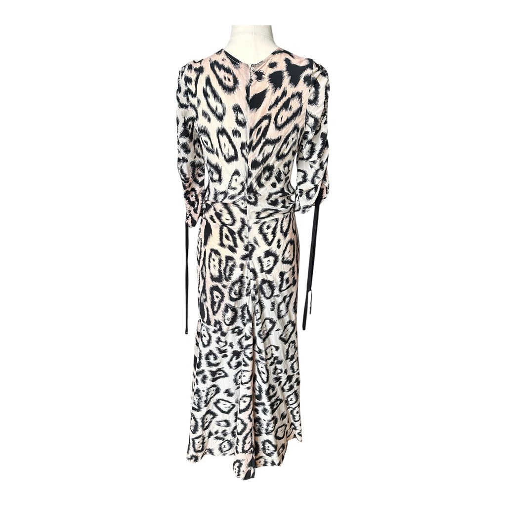 Alice McCall Animale Rouche Detail Dress Size 10