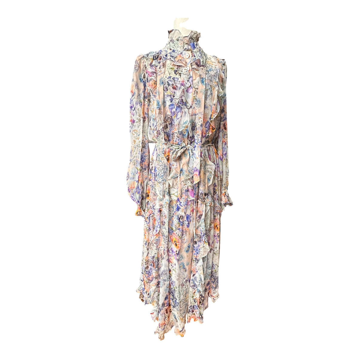 Zimmermann Tama Button Maxi Dress Size 3