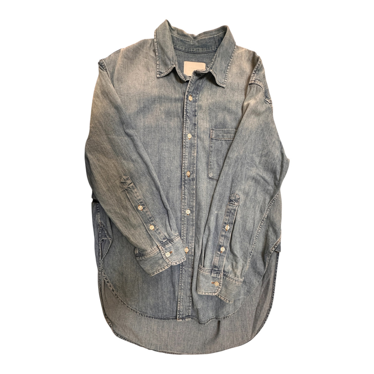 Citizens of Humanity Oversized Kayla Denim Shirt Size S