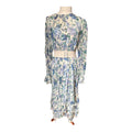 Zimmermann Moncur Chevron Frill Dress Size 2