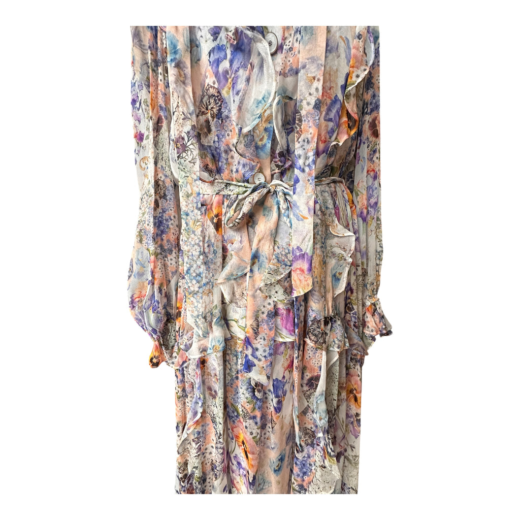 Zimmermann Tama Button Maxi Dress Size 3