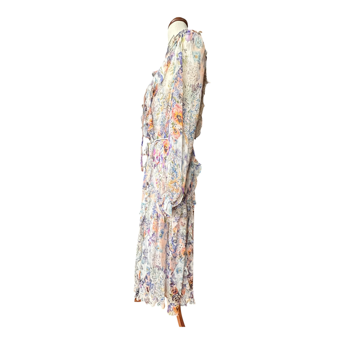 Zimmermann Tama Button Maxi Dress Size 3