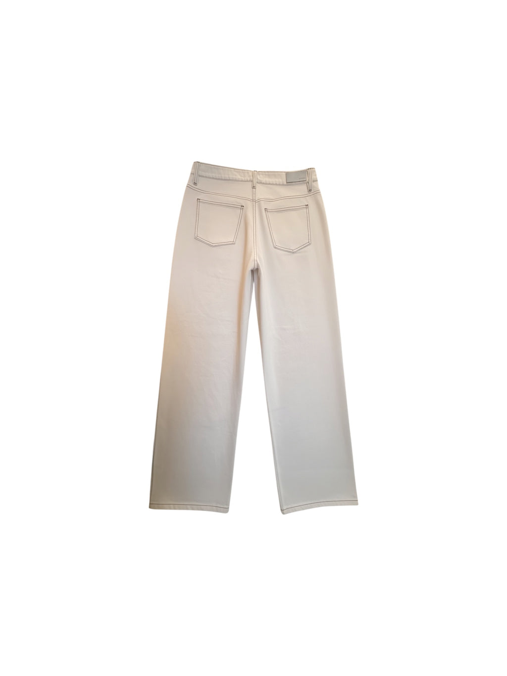 Viktoria & Woods Wide Leg White Denim Jeans Size 4