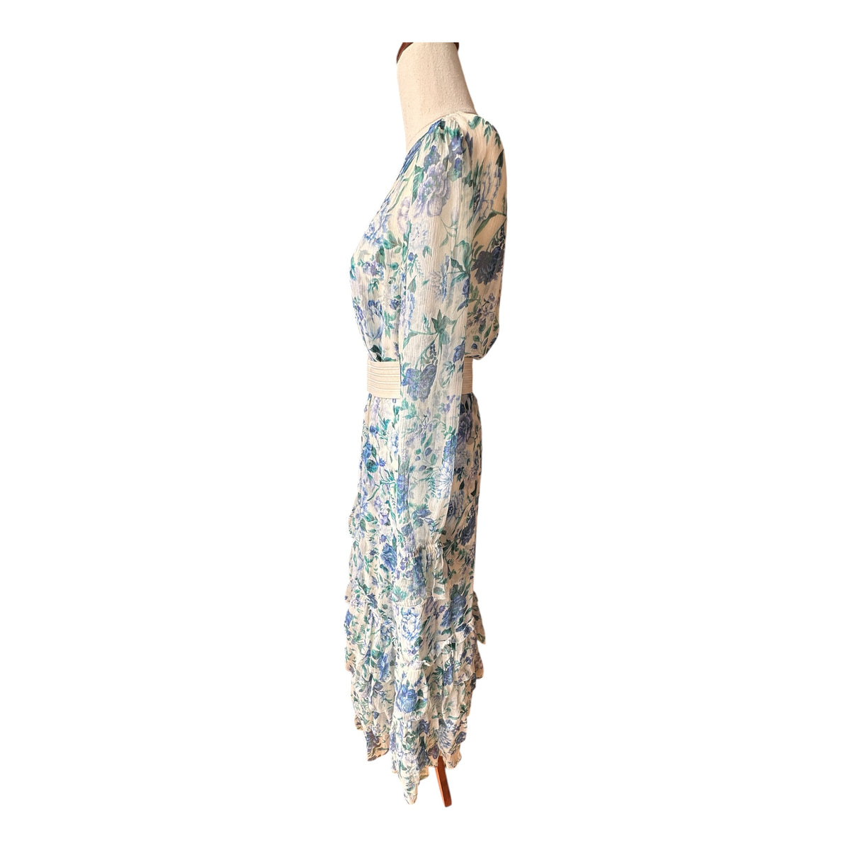 Zimmermann Moncur Chevron Frill Dress Size 2