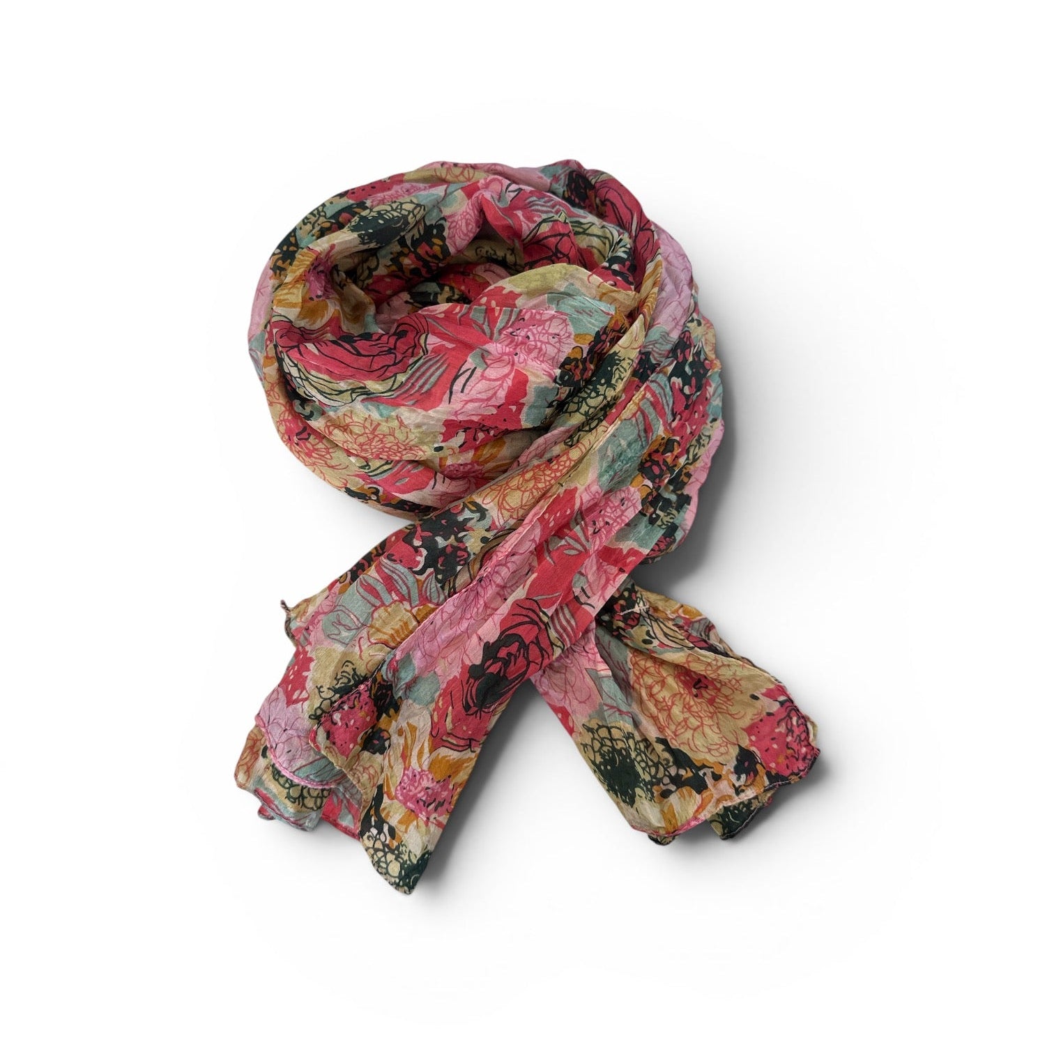 Alannah Hill Floral Silk Scarf