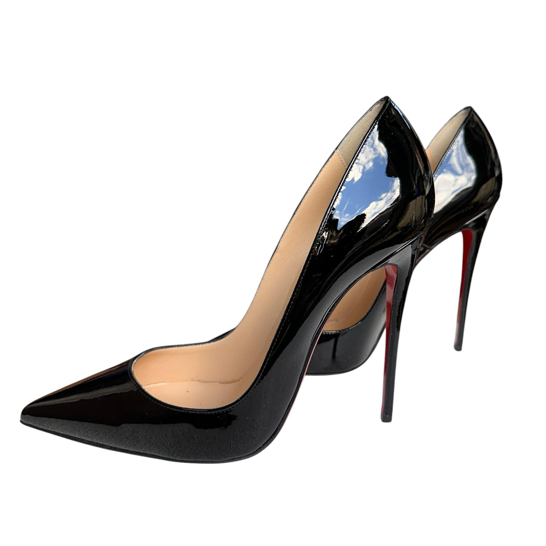 Christian Louboutin So Kate Patent 12cm Heels Size 38.5 - AUTHENTIC