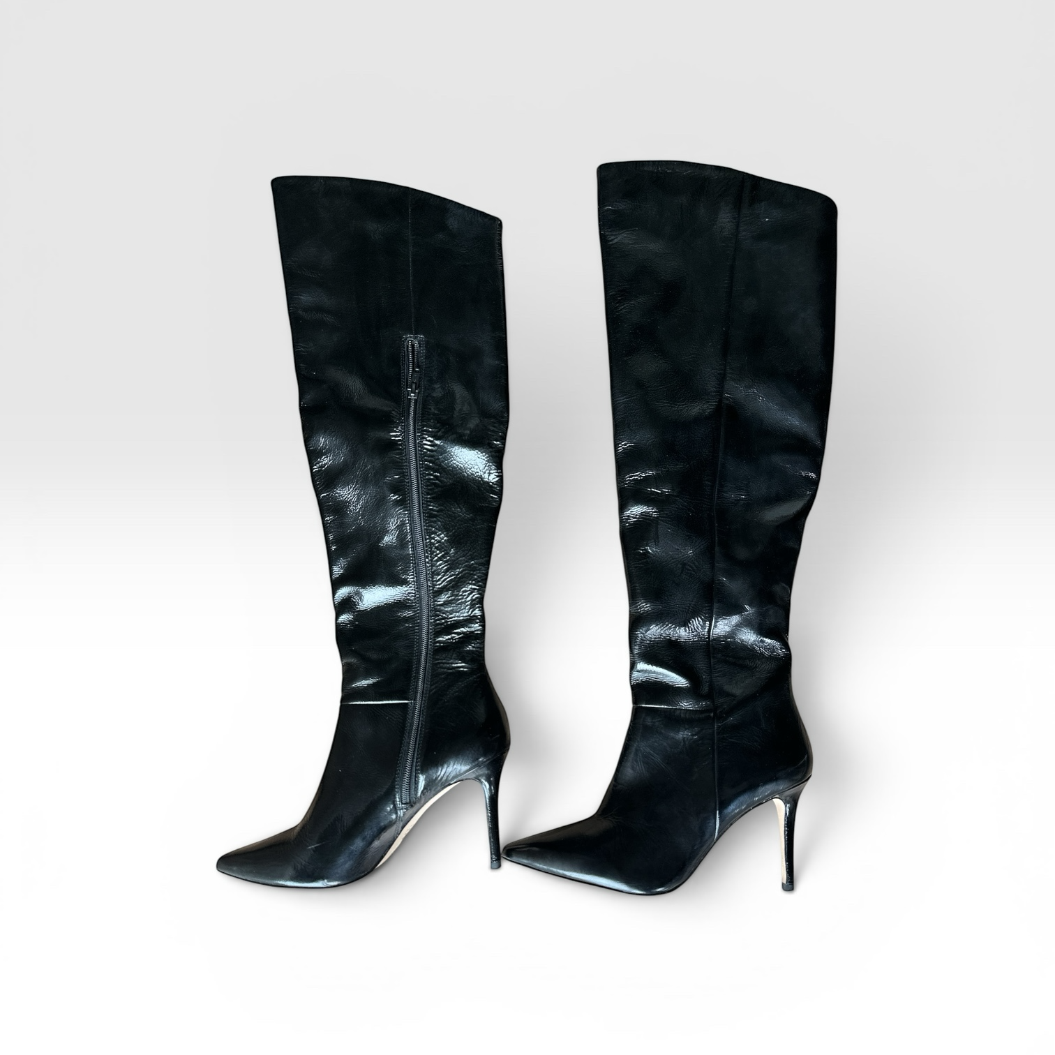 Witchery Patent Leather Over Knee Boots