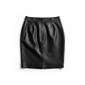 Joseph Side Split Leather Pencil Skirt Size M
