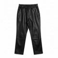 Banded Together Leather Elastic Waist Pants Size XS