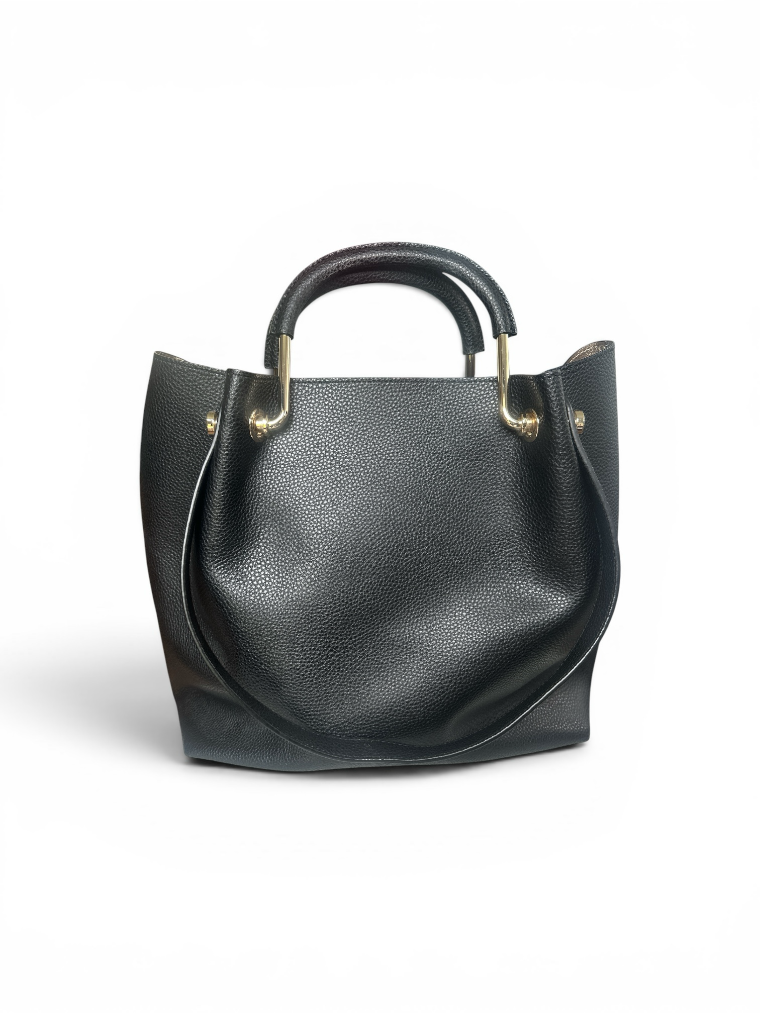 Mimco Leather Tote With Liner