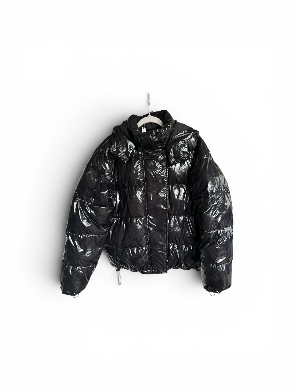 Aje Athletica Oversized Black Puffer Jacket Size 6
