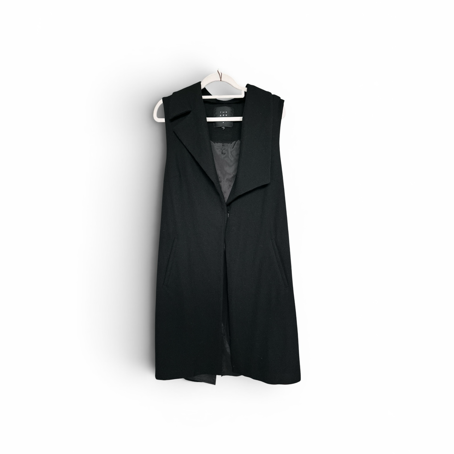 The Ark Sleeveless Blazer Longline Vest