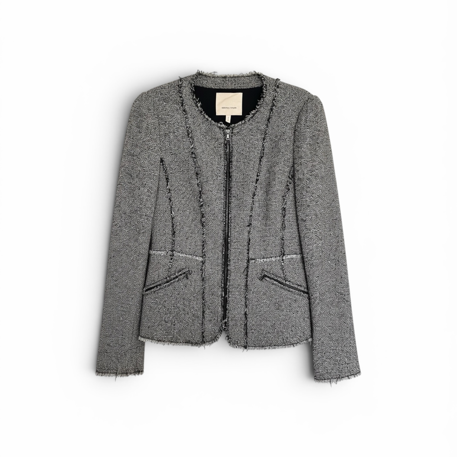 Rebecca Taylor Tweed, Raw Edge Jacket Size 6