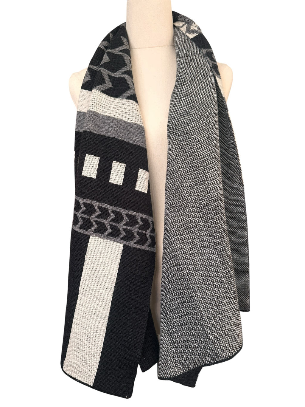 Cable Merino Wool Scarf