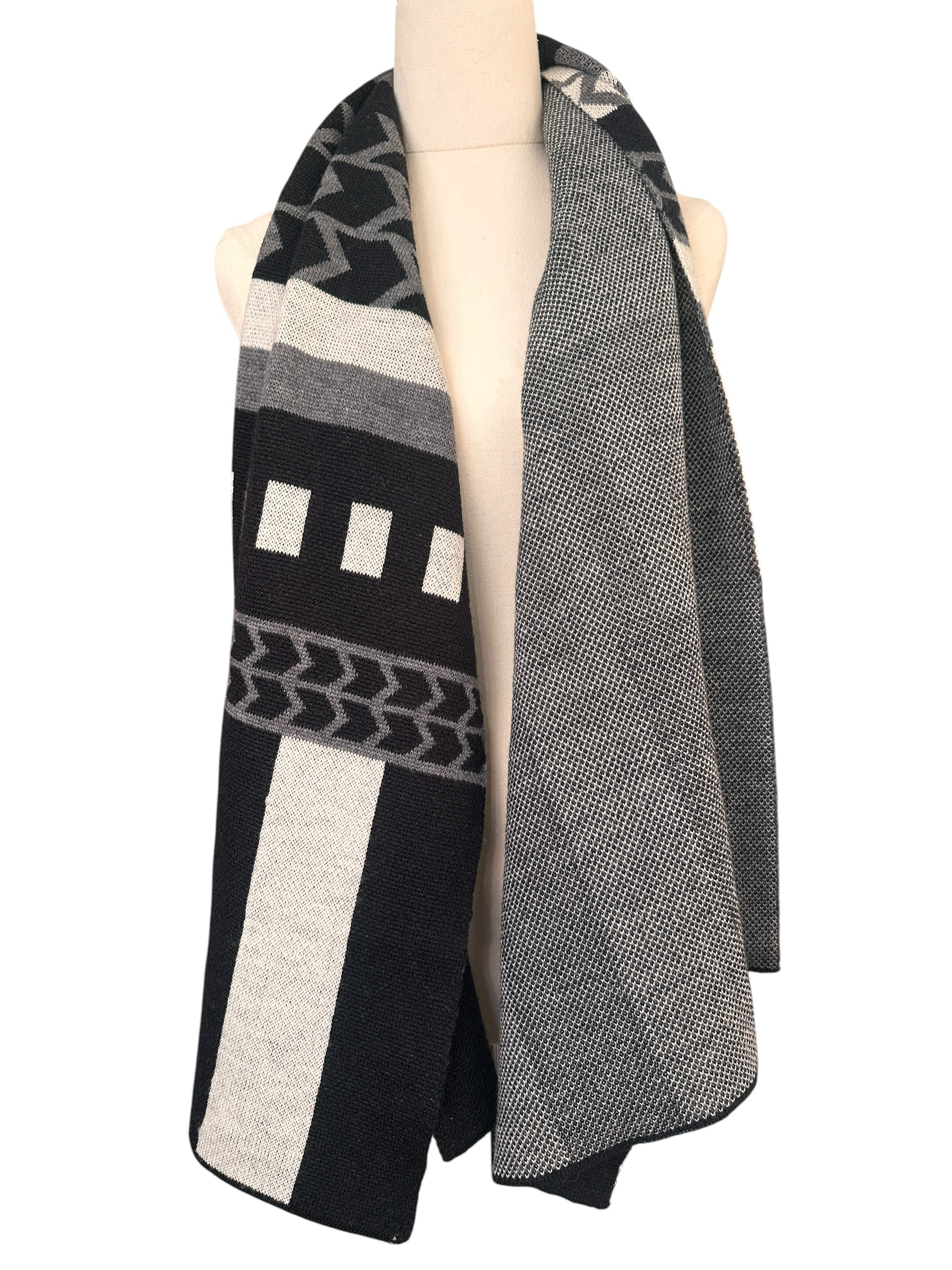 Cable Merino Wool Scarf