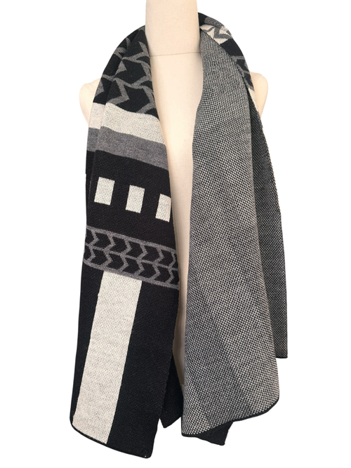 Cable Merino Wool Scarf