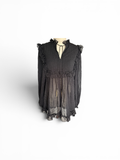 Zimmermann Silk Oversized Sleeve Blouse Size 1