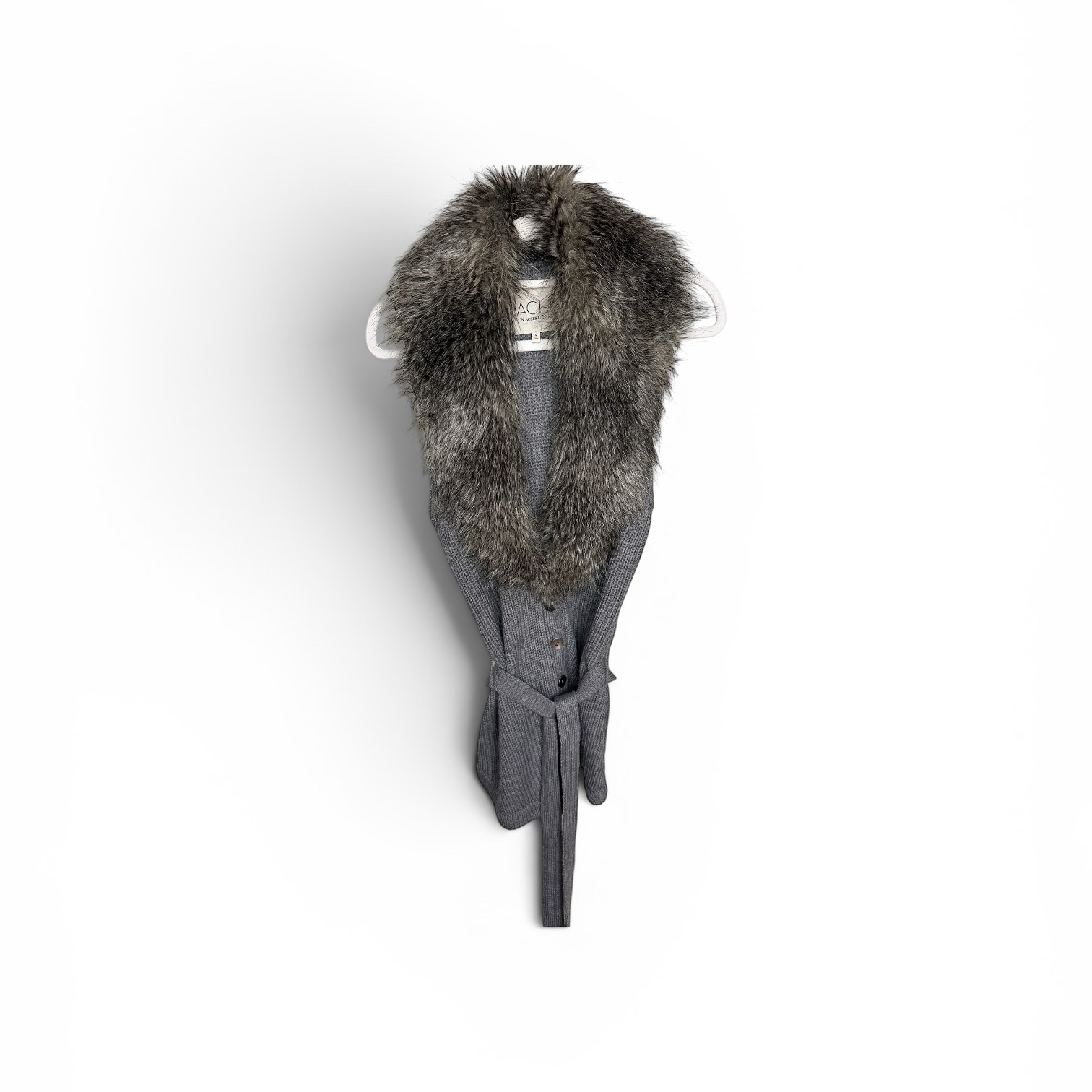 Rachel Roy Fur Trim Vest
