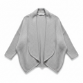 Skin and Threads 3/4 Sleeve Drape Wool Cardigan Size 2