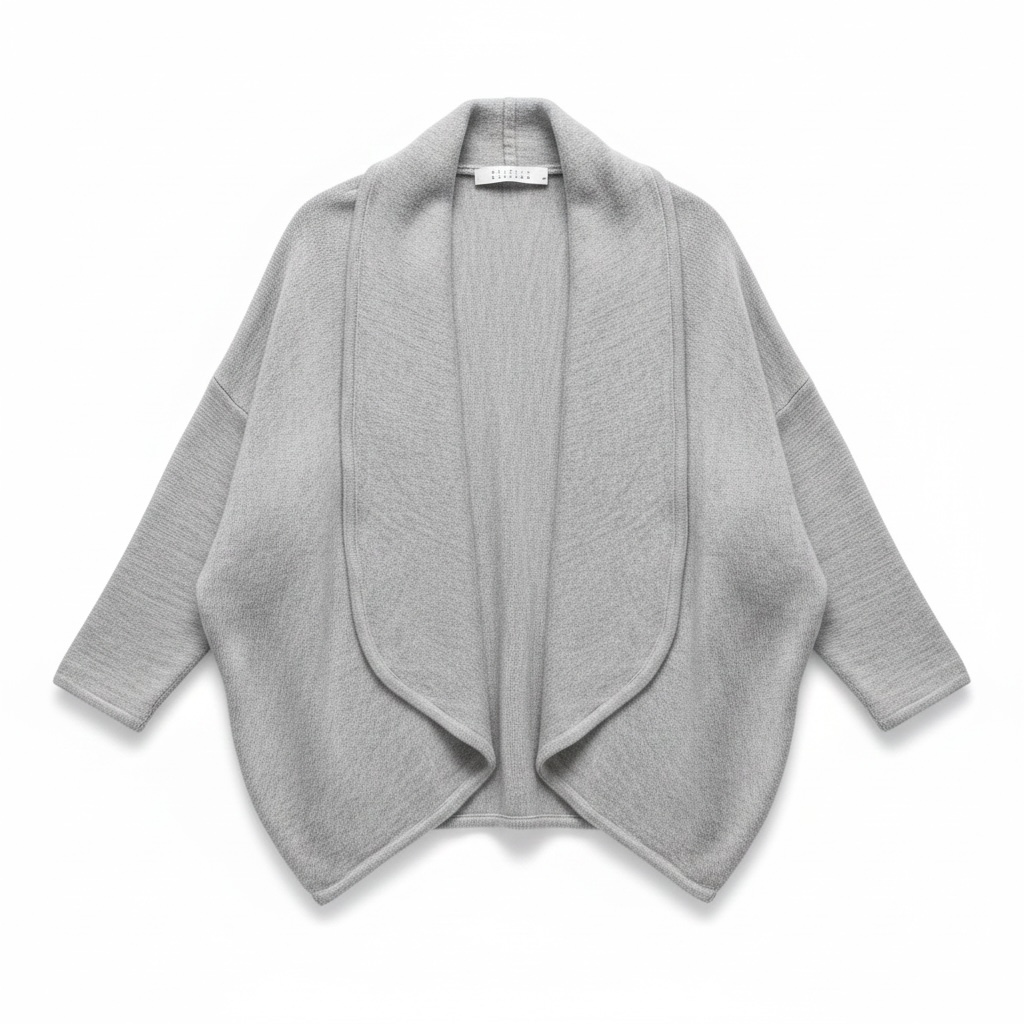 Skin and Threads 3/4 Sleeve Drape Wool Cardigan Size 2