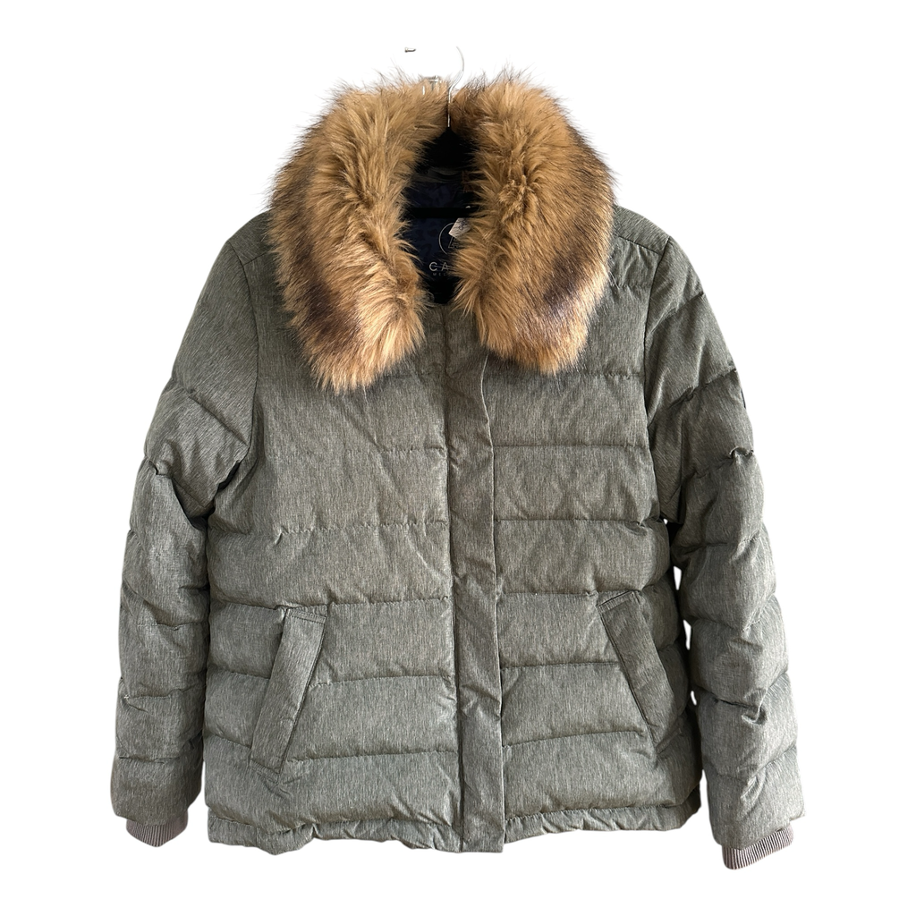 Cable Melbourne Fur Collar Puffer Jacket Size M