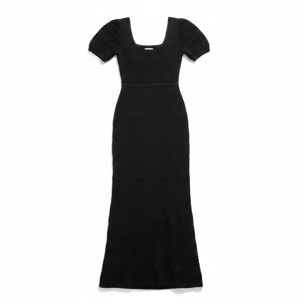 Lost in Lunar Crochet Knit Maxi Dress Size XS BNWT