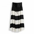 Flannel Silk Waist Band Midi Skirt Size 2