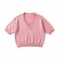 Skin & Threads V Neck Short Sleeve Knit Size 1