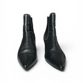 Sol Sana Black Studded Ankle Boots Size 37