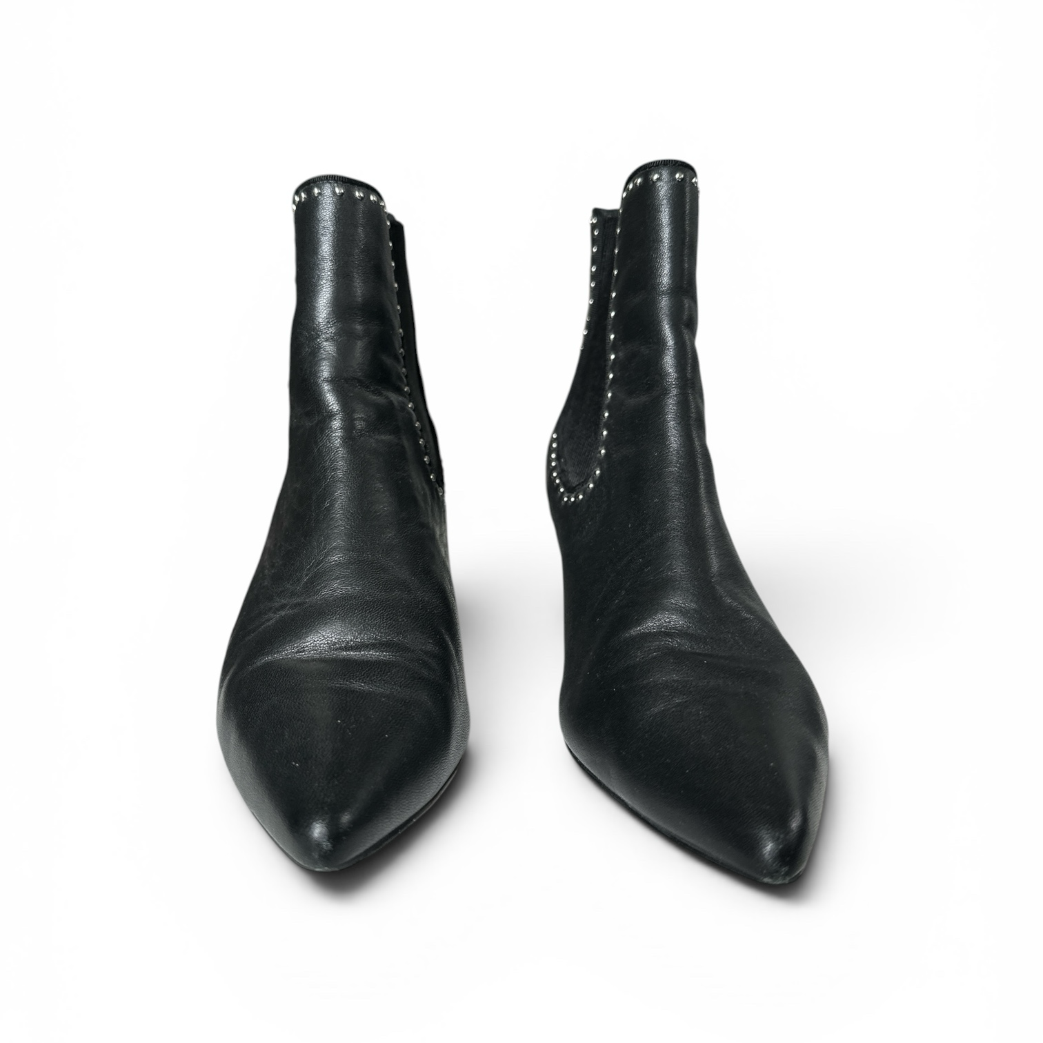 Sol Sana Black Studded Ankle Boots