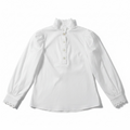 Seed Heritage Lace Trim Scalloped Collar Balloon Sleeve Shirt Size 6
