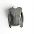 Scanlan Theodore Structured Crepe Knit Jacket Size 8