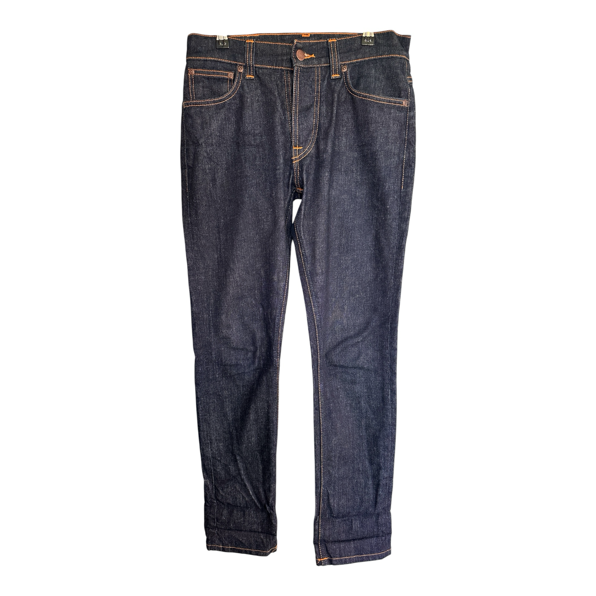 Nudie Dark Wash Straight Leg Jeans