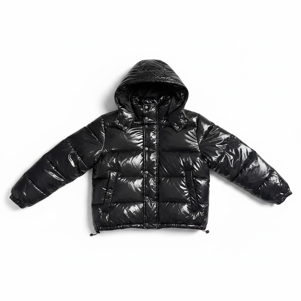 Aje Athletica Oversized Black Puffer Jacket Size 6
