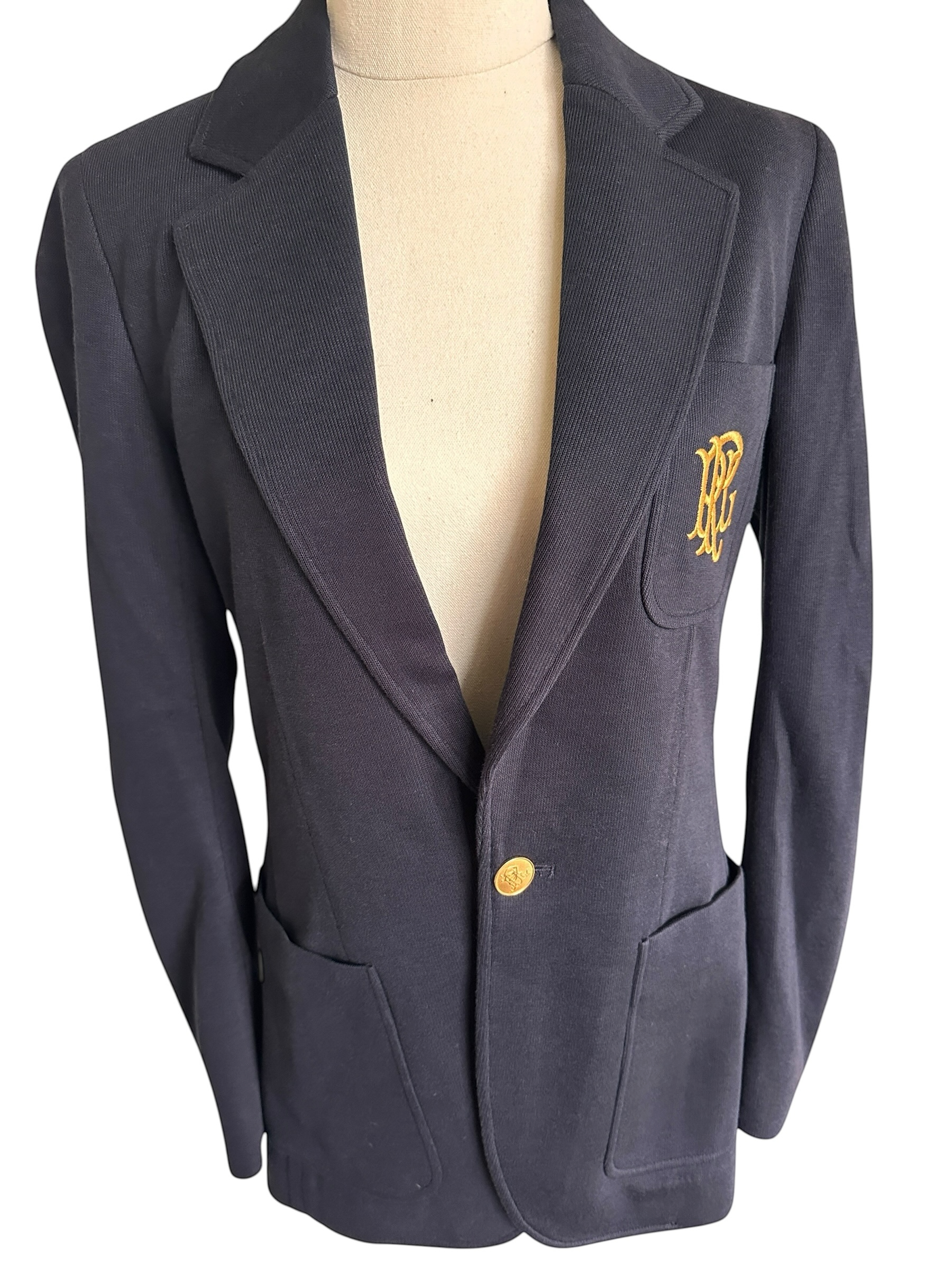 Polo Ralph Lauren Double Knit Blazer Size 4