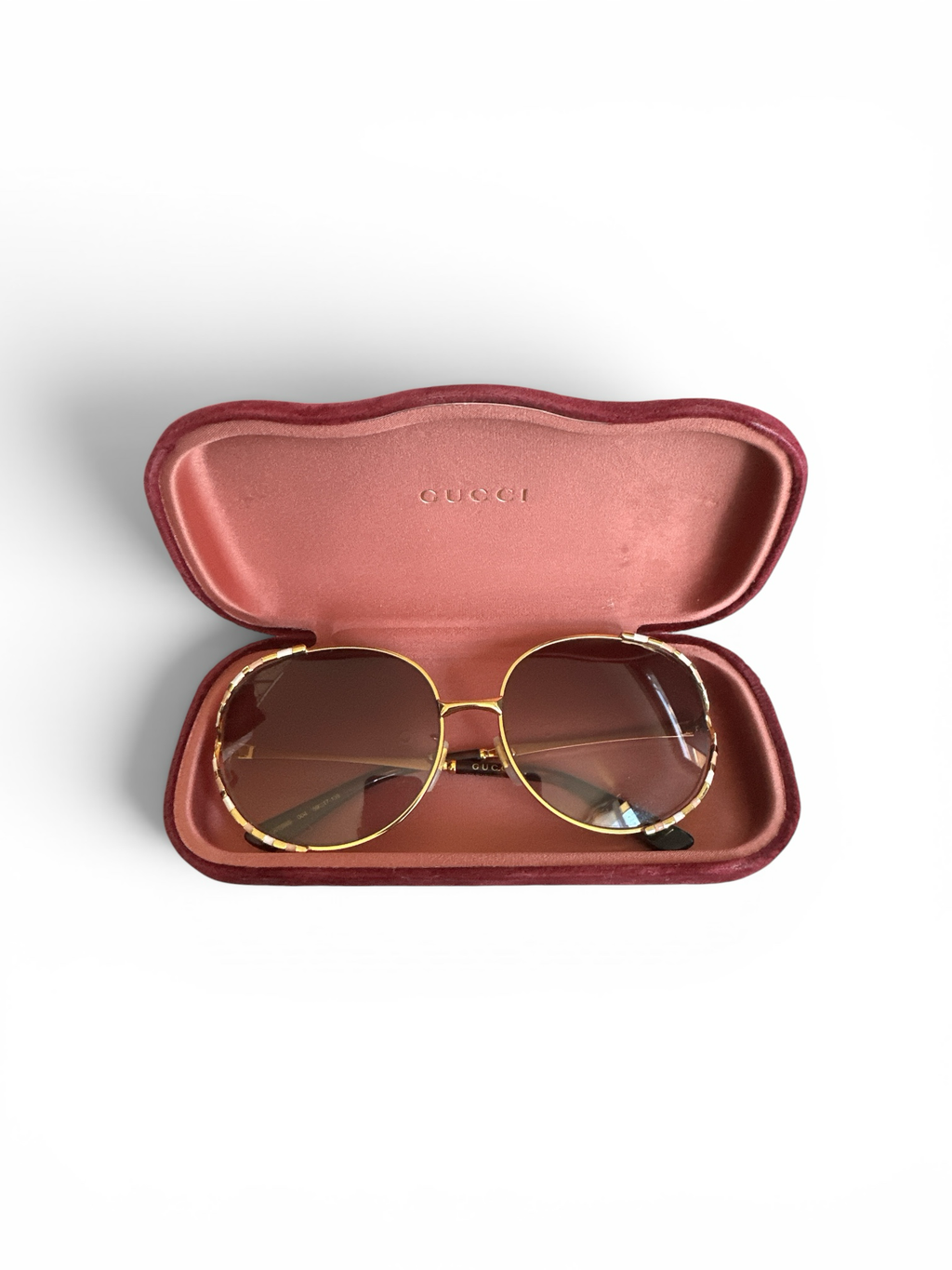 Gucci GG0595S Oversized Round Frame Sunglasses