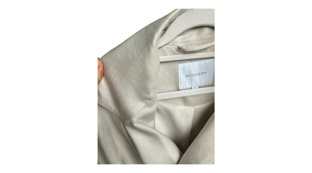 Witchery Linen Blend Cropped Jacket