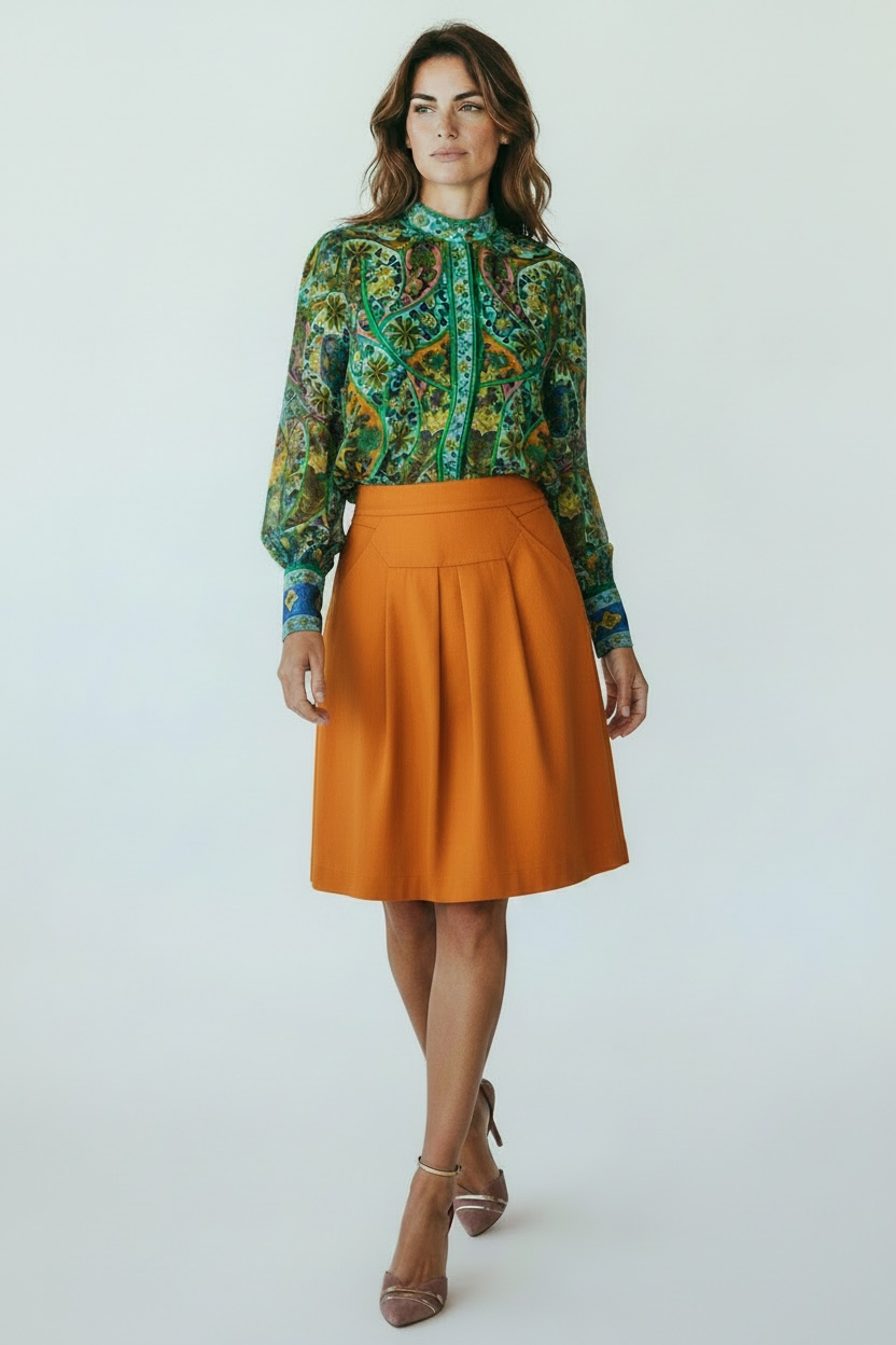 Cue Pleated Skirt Size 10