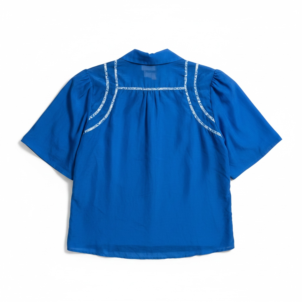 Once Was Puff Sleeve Blouse Size 3