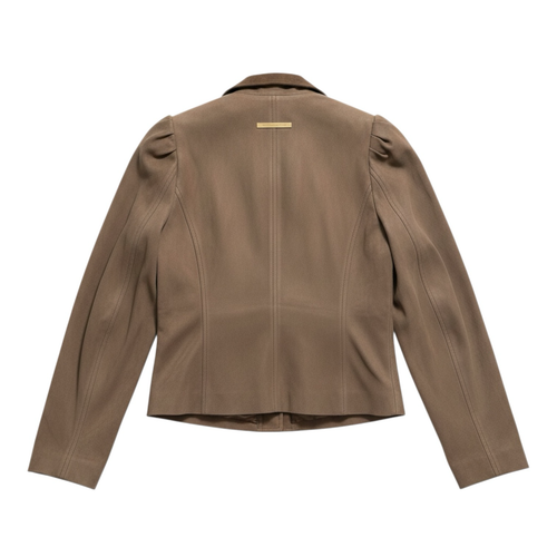 Camilla and Marc Adora Leather Cropped Drapped Jacket Size 10