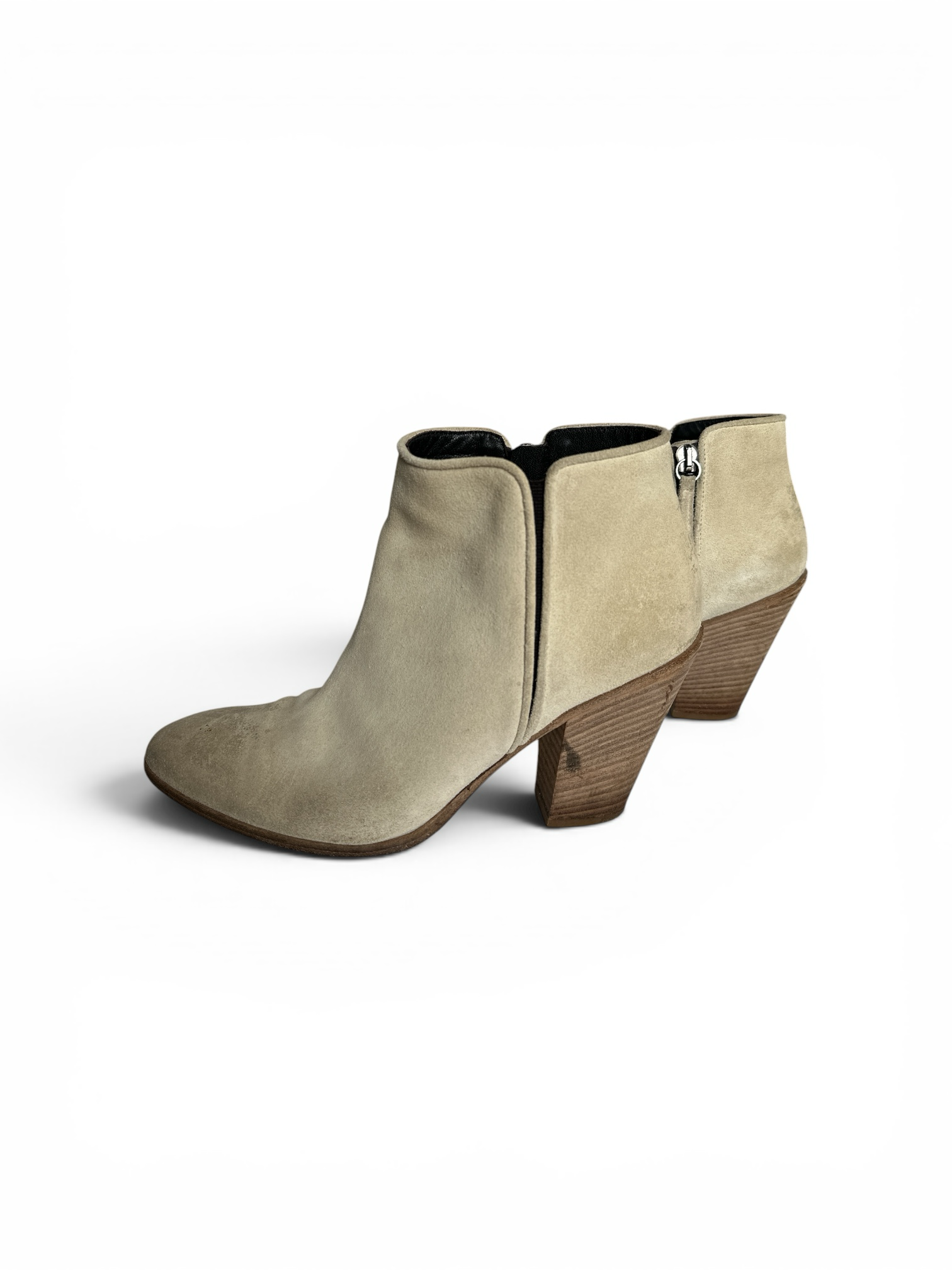Giuseppe Zanotti Distressed Suede Ankle Boots